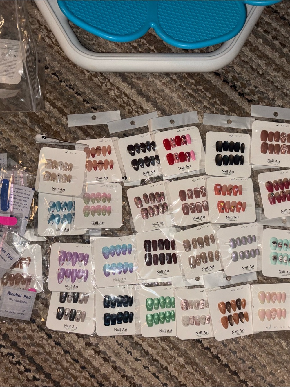 Assorted Press-On Nail Sets - Multicolor Selection